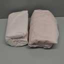 2-Pack Waterproof Crib Sheets for Girl, Boy - Organic Cotton 52X28 Fitted Crib Sheets Neutral,Crib Mattress Protector Sheets,Soft Toddler Bed Sheets,Washable Infant Fitted Baby Crib Sheets (Mist Rose)