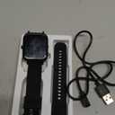 Smart Watch for Men Women Compatible with iPhone Samsung Android Phone 1.69 inch Full Touch Screen IP68 Waterproof Bluetooh Fitness Tracker Heart Rate/Sleep Monitor (Black)