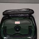 TRAVELISIMO Electric Lunch Box for Adults 100W Heated Lunch Box For Men 1.5L Stainless Steel Portable Food Warmer, 12/24/110V for Travel & Work, Loncheras Electricas Para Calentar almuerzo (Dark Green)