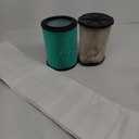 ECOMAID VF6000 5-Layer Pleated Replacement Filter Compatible with Ridgid 5-20 Gallon Wet Dry Vacuums WD5500 WD0671 WD6425 WD7000 WD1280 WD1851 WD1680 WD1956 RV2400A 1400RV RV2600B (2 Filters + 4 Bags)