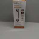 LEVERLOC 2 Pack Shower Grab Bars for Bathtubs and Showers, Easy to Install Suction Shower Handles for Bathroom Removable Handrails for Seniors Elderly Heavy Duty Safety Grip Waterproof Drill Free Gray (16.8 2 Set)