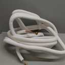 Mini Split Line Set 1/4" & 3/8" Insulated Copper Aluminum Line Set -16FT Copper Aluminum Pipes,Mini Split Air Conditioner (1/4+3/8)