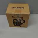MFC Beer Mug 20 OZ - Tankard Mug - Beer stein - Wooden beer mug - Stainless Steel Cup - Handmade Gifts for Men - Fathers Day, Christmas or Birthday Gift Idea - Men Mug - Barrel Brown