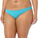 Roxy Women's Bikini Bottoms Low Rise, Swimwear, UPF Protection, Pool, Surfing, Beachwear, Bijou, X-Small (Blue, XS)