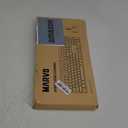 Wireless Keyboard and Mouse Combo, MARVO 2.4G Ergonomic Wireless Computer Keyboard with Phone Tablet Holder, Silent Mouse with 6 Button, Compatible with MacBook, Windows (Black)