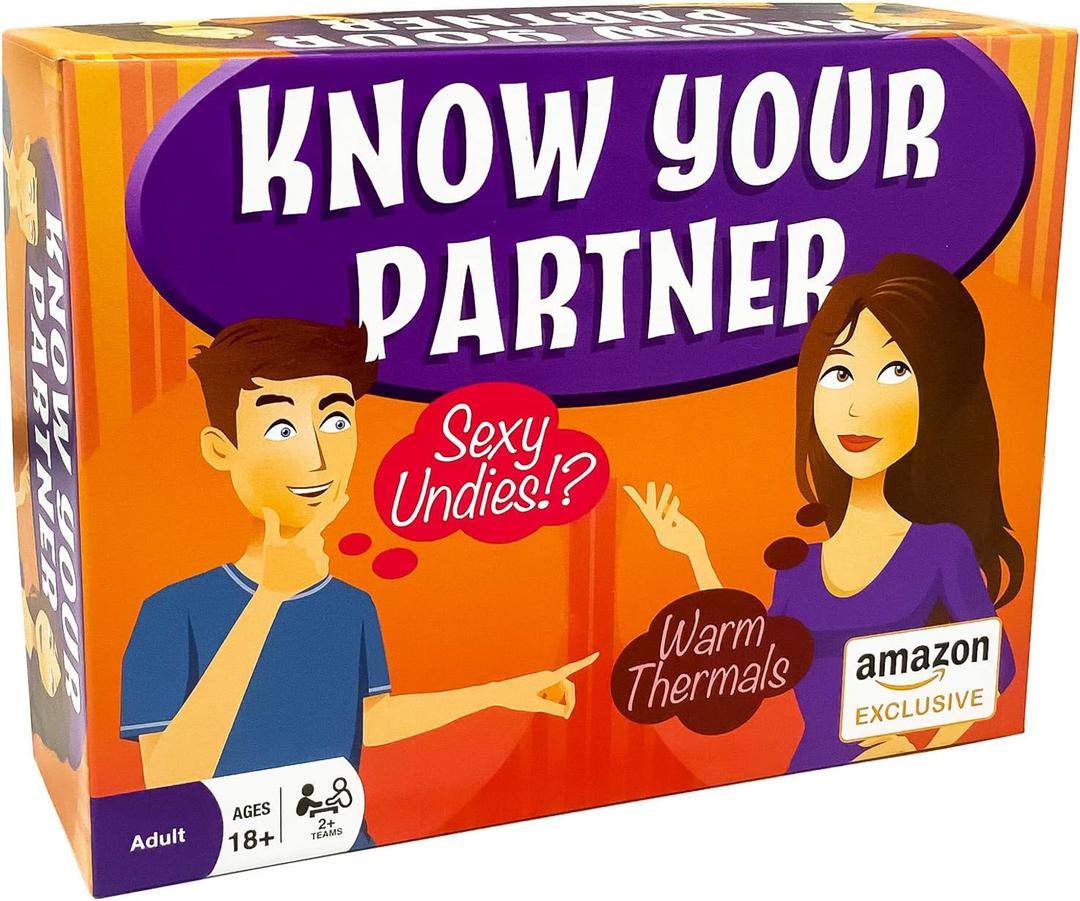 Outset Media Know Your Partner Game  Contains 330 Cards Couples Party Game for 4 or More Players Ages 18 and up