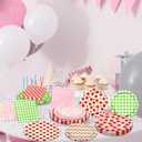 60Pcs Strawberry Birthday Party Plates Napkins,Strawberry Party Supplies Sweet Baby Theme Birthday Decoration for Summer Fruit 1st,Baby Shower