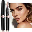 Heated Eyelash Curlers - 2 in 1 Clip- Type Electric lash Curler Best Seller 5S Heating Eyelash Curler 3 Temp Settings for Makeup Tools USB Rechargeable Natural Curling-Black E2