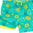 UMELOK Boys Swim Trunks with Compression Liner Toddler Bathing Suit
