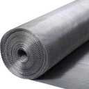 304 Stainless Steel Mesh Window Screen Roll 36" x 200" with Stab Resistant Gloves, Pet Proof Window Screen Replacement, Durable Wire Mesh Screen for Home and Office (36" x 200")