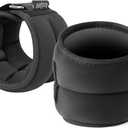 AceSpear Ankle Weights Sets for Men Women Kids 1lb 2lb 3lb 4lb 5lb Leg Weights Arm Wrist Weights Gym for Foot Exercise Training Workout Walking Jogging Yoga (Black)