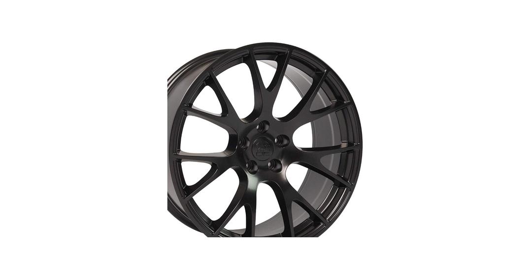OE Wheels LLC DG69-22100-5550-25HB Hyper Black Wheel Painted (22 x 10. inches /5 x 139 mm, 25 mm Offset)