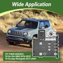 68256605AA Battery Stabilization Control Unit Module Fit for Jeep Renegade 2015 2016 2017 2018 2019 2020 2021 for Fiat 500X 2016 2017 2018 Engine Battery Control Unit Accessories
