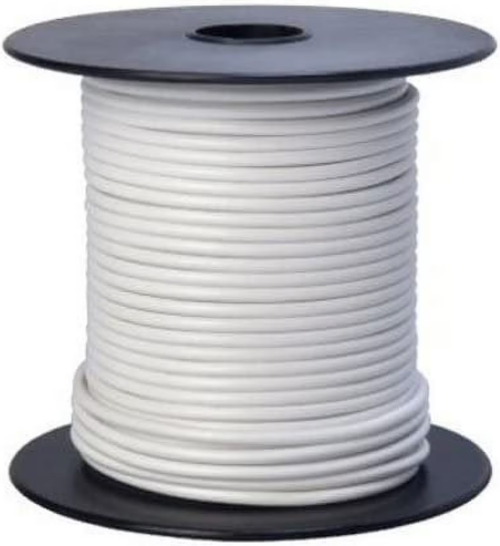 Southwire 55667923 Primary Wire, 16-Gauge Bulk Spool, 100-Feet, White