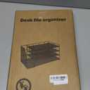 OPNCIE 4-Tier Paper Organizer with Magazine Holder, Desk Organizers and Accessories, Office Desk Accessories & Workspace Organizers, Desktop File Organizer for Office Supplies Storage, White (15" x 8.8" x 9.4")