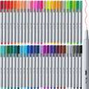 Mr. Pen- Fineliner Pens Colored, 50 Pack, 0.4mm Fine Liner Pens Bulk (Assorted Colors)