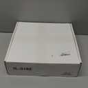 14" x 3" Chrome Red High Flow Air Cleaner Filter Top 5-1/8" Carb Neck for SBC BBC Engines Compatible with GMC Chevy Ford Chrysler Dodge V8 Hot Rod