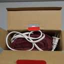 Sunbeam XL Back Neck and Shoulder Heat Therapy 12 x 24 With Auto Shut Off 6 Settings Machine-Washable Comfortable Microplush Fabric - Burgundy