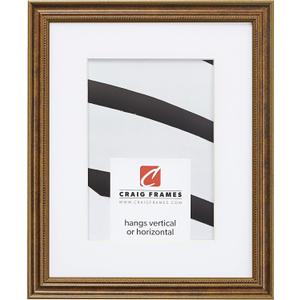Craig Frames 314BR 16 x 20 Inch Ornate Bronze Picture Frame Matted to Display a 11 x 14 Inch Photo