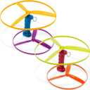 Battat Flying Disc Toy 2 Launchers & 4 Discs Helicopter Playset Outdoor Toys for Summer 3+ Years Skyrocopter