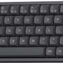 IQUNIX Magi65 Low Profile Mechanical Keyboard Wireless 65% Keyboard Ultra Slim for Creamy Typing, Hot Swappable, RGB Backlit, PBT Keycaps, Aluminum Case, BT/2.4G/USB-C, for Mac/Windows (Shadow Black)