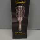 Sndyi Large Round Brush for Blow Out, 2.1 Inch Nano Thermal Ceramic Ionic Round Hair Brush with Boar Bristles, Boost Shine and Volume, Quick Blow Drying and Styling, Best for Long Thick Hair