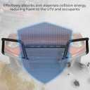 KEMIMOTO Front Bumper Upper Brush Guard, Rigid Steel Protector Compatible with 2018-2024 Polaris Ranger XP 1000, Crew XP 1000 & 2020-2025 Ranger 1000, Crew 1000, Accessories Replace #2882531