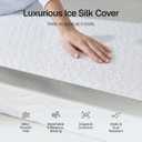 3 Inch Firm Mattress Topper King Size, Cooling Mattress Pad with Gel Memory Foam, 40D High Density Bed Topper with Removable Soft Cover, Pressure Relief & Non-Slip, CertiPUR-US Certified