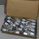 Keyed Padlocks, Laminated Steel Padlock, Keyed Alike Locks with Same Keys, Long Shackle, PE Plastic Hoop, This Pad Lock with Eco-Friendly Materials, 20 Pack