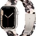 Resin Band Compatible for Apple Watch Bands for Women 40mm 41mm 42mm 38mm 44mm 45mm 46mm 49mm, Lightweight Dressy Bracelet for iWatch Bands Series 11 SE 10 9 8 7 6 5 4 3 2 1 Ultra