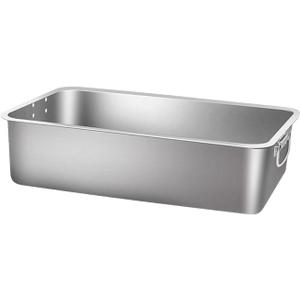 Cat Litter Box Pet Cat Toilet Sand Box Non Stick with High Sides for Big Cats Stainless Steel Kitty Litter Pan Kitten Toilet, 32x22x10cm