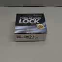 Entrance Door Handle Lock with Keys,Not Keyed Alike,Reversible Door Lever with Turn-Thumb Locking for Right & Left Side,for Interior Front Door,Office,Bedoom (Classic,Entry, Matte Black)