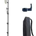 Four-Leg Portable IV Pole for Travel, Adjustable IV Poles Bag Stand Feeding Tube Holder Stand, for Pediatric Nursing Clinic HomeCare or Traveling