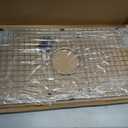 Serene Valley Sink Bottom Grid 28-1/16" X 13-15/16", Centered Drain with Corner Radius 2", SVM2814C, Medium