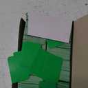 1000 Two-Part Number, Style, Size & Price Perforated Coupon Tags - 1.25" x 1.875", Fluorescent Green (1000 Pack)