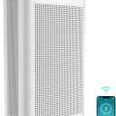 Air Purifier for Home Large Room 3800 ft, APP & Alexa, True HEPA Activated Carbon Air Filter, Smart HEPA Air Purifiers for Office Dust Pollen Smoke Allergies Odors Pet Dander VOCs, JF888 White