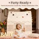 Kids Play Tent Indoor: with Mat, Tassel Garland, Star Lights - Girl Tent Indoor Playhouse for Kids Toys for Boy Girl Birthday Gift
