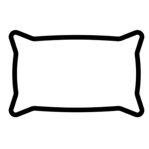 Large white pillow