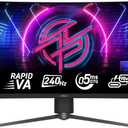 msi MPG 346CQRF X24 34-inch 3440 x 1440 (UWQHD) Gaming Monitor, 240Hz, Adaptive-Sync, HDR Ready, HDMI, VGA Port, VESA Mountable, Tilt, 4-Side Slim Bezel, 0.5ms, Black