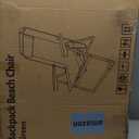 Suteck Backpack Beach Chair, 6-Positions Beach Chairs for Adults with Cooler Bag, Reclining Beach Chair with Cup Holder Folding Camping Chair for Sand Outdoor