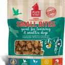Plato Pet Treats Air Dried Small Bites Dog Treats, Natural Bite Sized Real Meat & Duck, Grain Free & High Protein, Made in the USA, 6oz (6 Ounce (Pack of 1)) (BB: 09/17/25)
