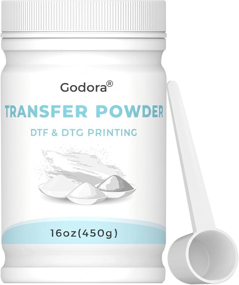 DTF Powder, White Hot Melt Adhesive for DTF Transfers, 16 oz