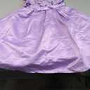 Knee-Length Girls Dress Sloping Shoulder Bridesmaid Wedding Princess Children's Bow Birthday Ball Party (7-8 Years, Lavender 1)