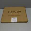 LOVE ON Baby Memory Book with Free Inkless Hand & Footprint Kit - First 5 Years Baby Journal with Elegant Linen Cover & Embossed Foil - Inclusive of All Family Types (Hearts)