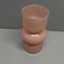 VanEnjoy Pink Glass Hydroponic Vase, Colored Glass vase Flower, Three-Layer 7 inch Cylinder vase for Home Dcor, Modern Glass Vase for Home, Office, Wedding