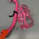  Junior Snorkeling Scuba Diving Purge Mask Dry Snorkel Set for Kids, Pink