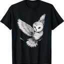 Owl Shirt for Women, owl Shirt for Men, owl Shirt for Boys T-Shirt Large