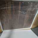 32 x 32 Inches Extra Large Square Black Walnut Wood Ottoman Tray, Serve Tea, Coffee Classic 2.65 Feet Wooden Decorative Serving Tray