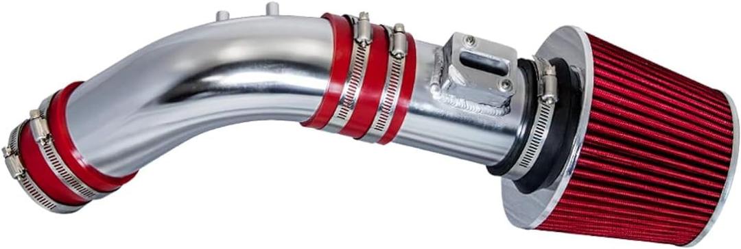 Rtunes Racing Short Ram Air Intake Kit + Filter Combo Compatible For 04-07 Honda Accord 2.4L L4 SULEV (Red) Rtunes Racing Short Ram Air Intake Kit + Filter Combo Compatible For 04-07 Honda Accord 2.4L L4 SULEV (Red)
