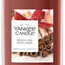 Yankee Candle Large Tumbler Scented Candle with up to 80 Hour Burn Time, Premium Plant Wax Blend for Consistent Burn, 20 oz Tumbler Candle with Room Filling Fragrance, Sparkling Cinnamon